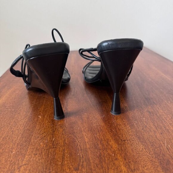 Gia Borghini Strappy Leather Wedge Sandal - Picture 6 of 11